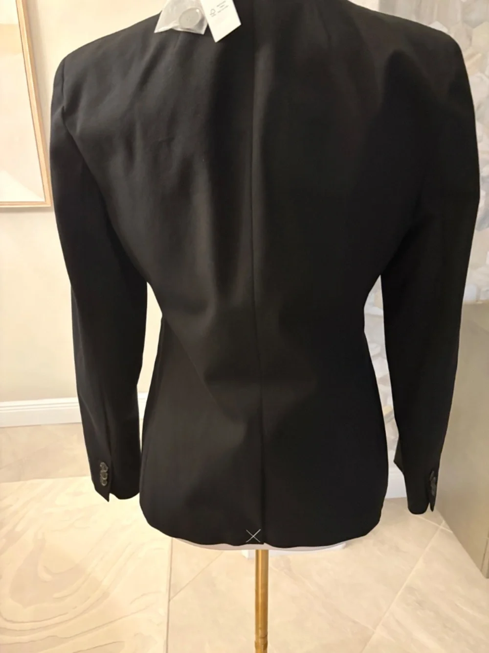 J. Crew Black Double-Breasted Blazer